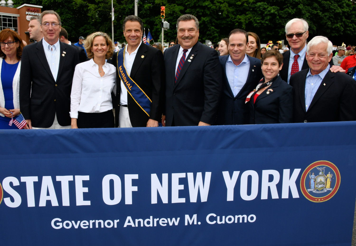 Cuomo swings by Glen Cove's Memorial Day parade, rankling local GOP